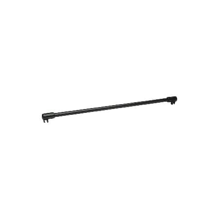 Cr Laurence Matte Black 39-in Sleeve-Over Glass-To-Glass Support Bar for 3/8-in to 1/2-in Thick Glass SUP20MBL